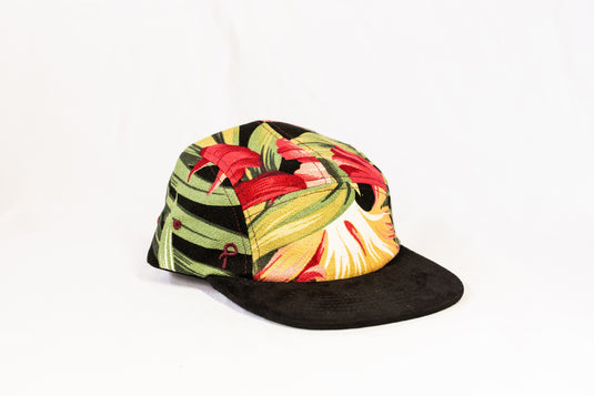 Black Hibiscus 5 Panel