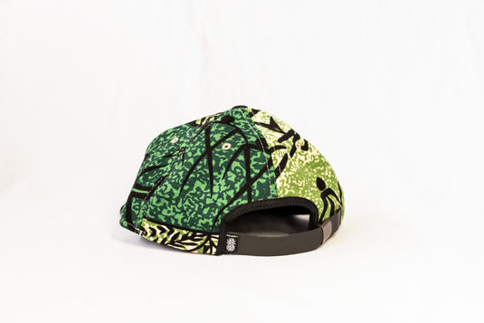 Green Petroglyph 5 Panel