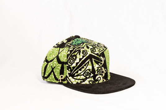 Hawaii Green  Petroglyphs 6 Panel