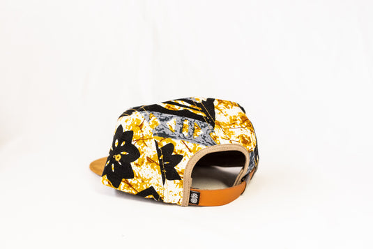 Blue Petroglyph 5 Panel