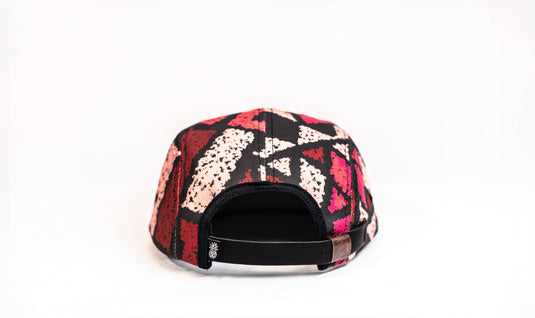 Midcentury Tapa Pink 5 Panel