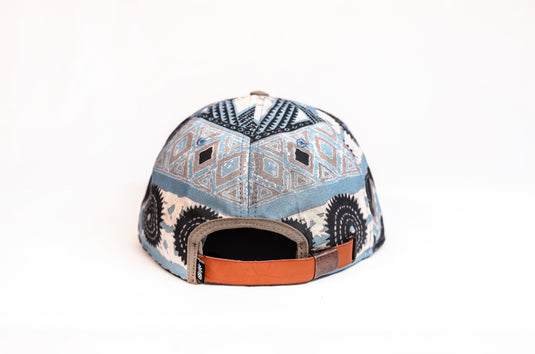 Polynesian Blue & Black Tribal Tapa