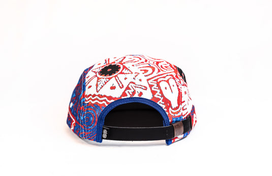 Tapa Oceania Blue & White 5 Panel