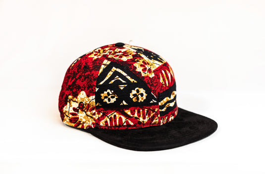 Hawaiian Red Petroglyph 6 panel