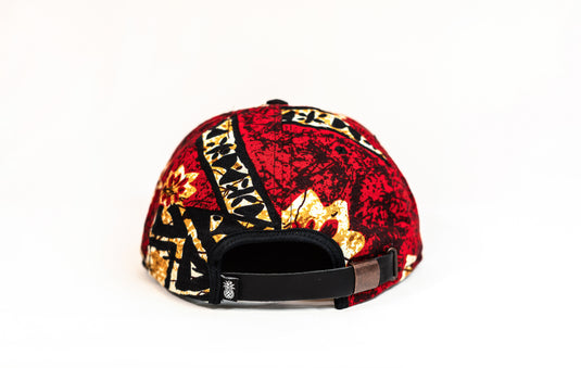 Hawaiian Red Petroglyph 6 panel